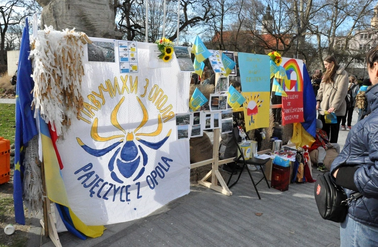 Wiec solidarności z walczącą Ukrainą 