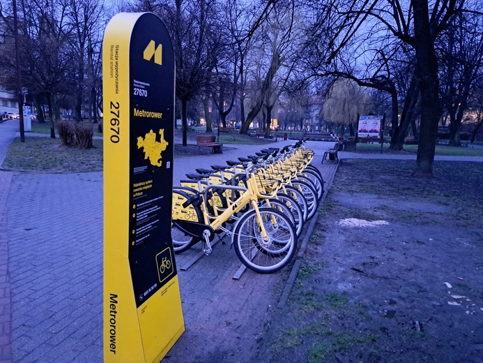 Śląskie. Uruchomiono najnowocześniejszy w Polsce system rowerów miejskich