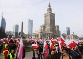 Tysiące rolników protestują w Warszawie