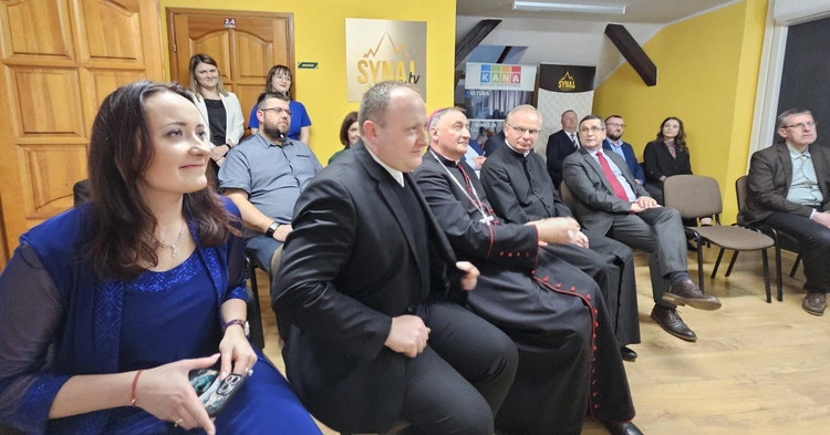 Poświęcenie studia Synaj.tv