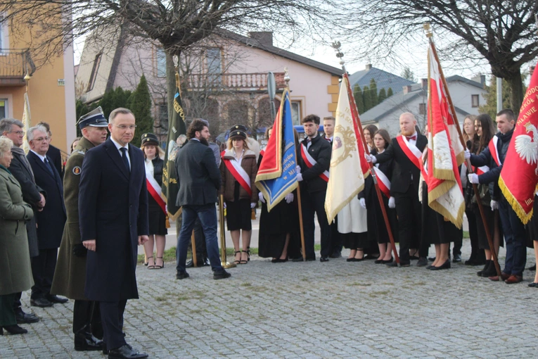 Mława. Upamiętnienie żołnierzy wyklętych z prezydentem RP