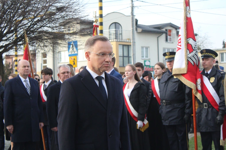 Mława. Upamiętnienie żołnierzy wyklętych z prezydentem RP