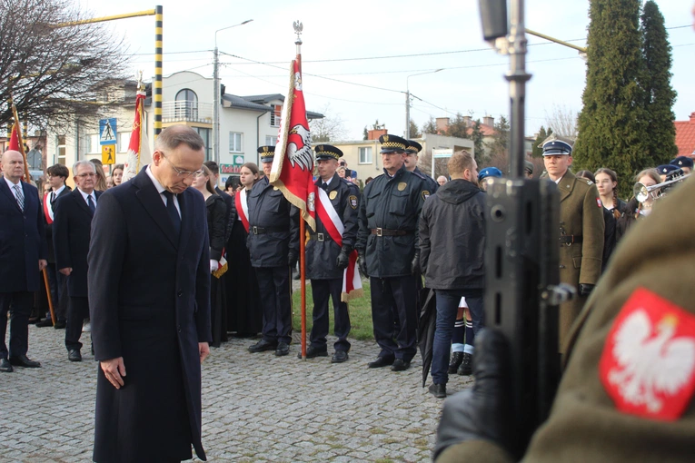 Mława. Upamiętnienie żołnierzy wyklętych z prezydentem RP