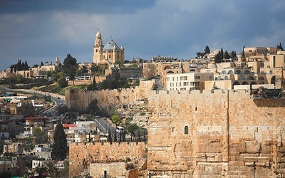 Panorama Jerozolimy z Góry Oliwnej.