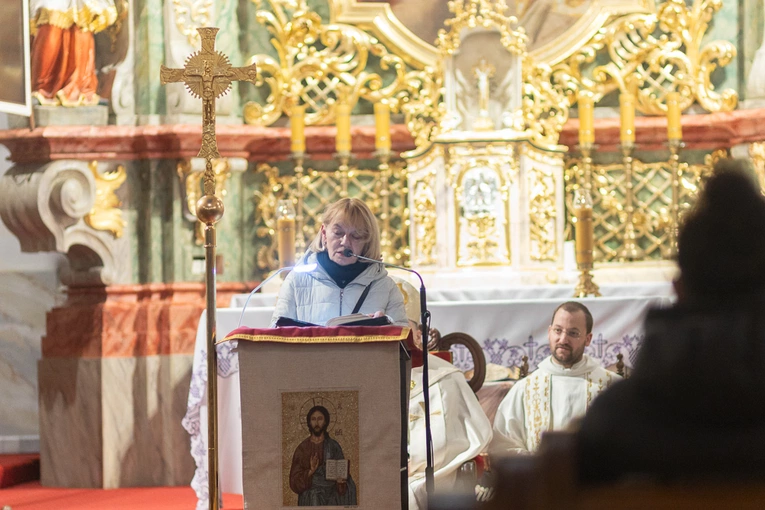 Liturgia słowa z bp. Adamem Bałabuchem