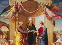 Johann Friedrich Overbeck Zaślubiny Marii Panny olej na płótnie, 1834–1836 Muzeum Narodowe, Poznań