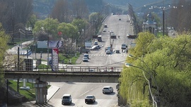 Nieoficjalna granica między Mołdawią i Naddniestrzem w mieście Rybnica.