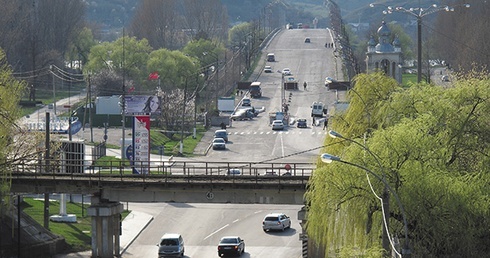 Nieoficjalna granica między Mołdawią i Naddniestrzem w mieście Rybnica.