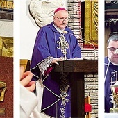 Bp Marek Szkudło, bp Adam Wodarczyk i abp Adrian Galbas towarzyszyli wielkopostnym pątnikom.  