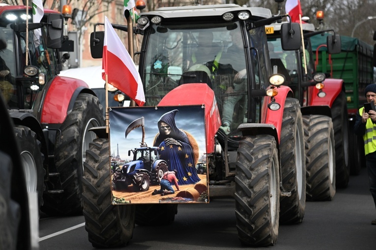 Protest rolników w Szczecinie