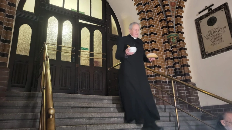 Film o ks. Jerzym Marszałkowiczu - na planie 