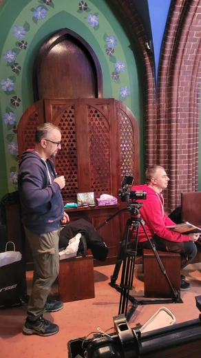 Film o ks. Jerzym Marszałkowiczu - na planie 