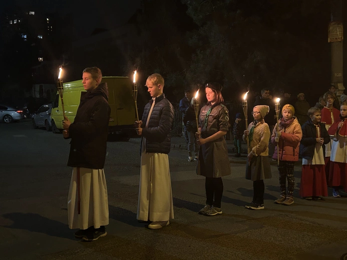 Droga Krzyżowa ulicami osiedla Krzyki we Wrocławiu