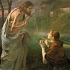 Fritz von Uhde Noli me tangere olej na płótnie, 1894 Nowa Pinakoteka, Monachium