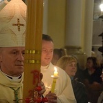 Wigilia Paschalna w katedrze Opieki Najświętszej Maryi Panny w Radomiu