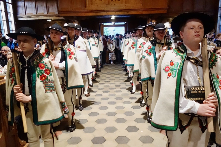 Procesja rezurekcyjna w Kościelisku 