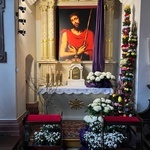 Krasne. Ołtarz wystawienia w parafii pw. św. Jana Chrzciciela