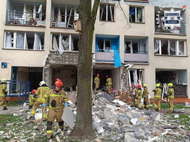 Tychy. 15 osób poszkodowanych w wybuchu trafiło do szpitala