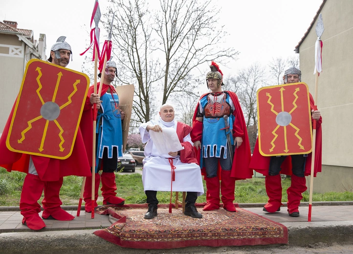 Inscenizacja w Białogardzie - za kulisami