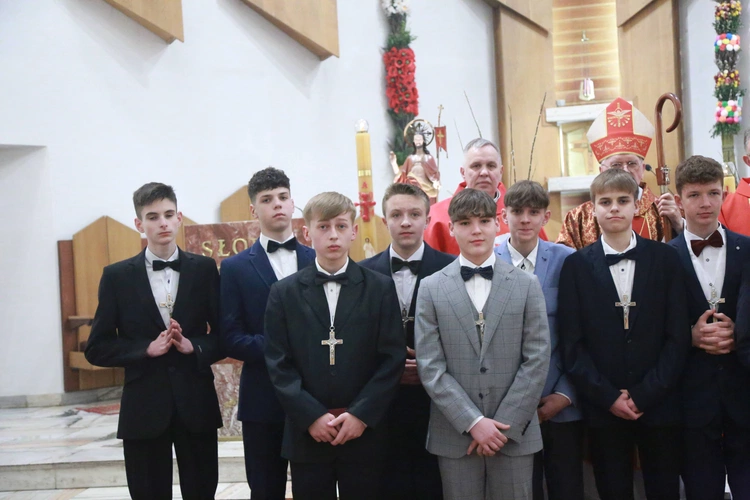 Bierzmowanie w Łososinie Dolnej 2024