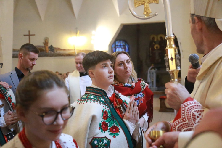 Bierzmowanie w Tylmanowej