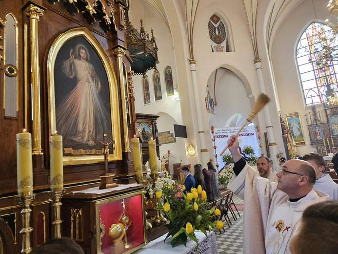 Obraz Jezusa Miłosiernego w Jadownikach