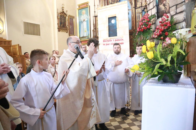 Obraz Jezusa Miłosiernego w Jadownikach