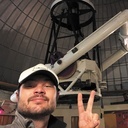 Dr Kacper Wierzchoś w obserwatorium astronomicznym Mount Lemmon w Arizonie (USA).