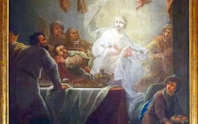„Chrystus łamiący chleb”, Ignác Viktorin Raab, 2. poł. XVIII w. (depozyt z parafii św. Marcina w Stanicy).