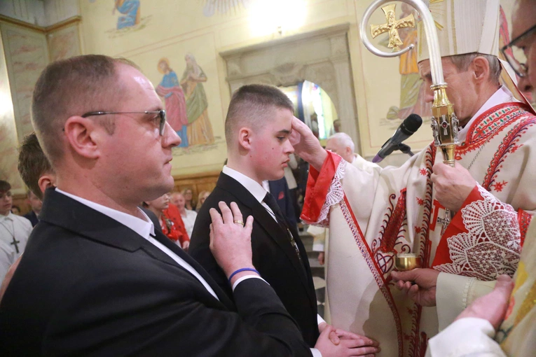 Bierzmowanie w Łącku