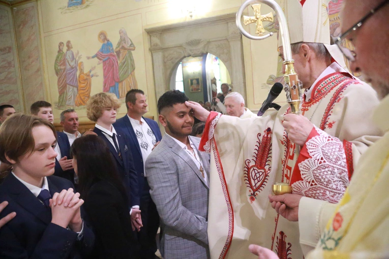 Bierzmowanie w Łącku