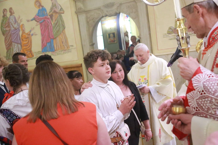 Bierzmowanie w Łącku