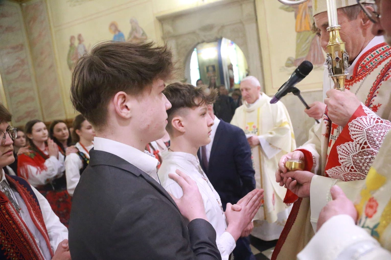 Bierzmowanie w Łącku