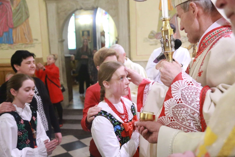 Bierzmowanie w Łącku