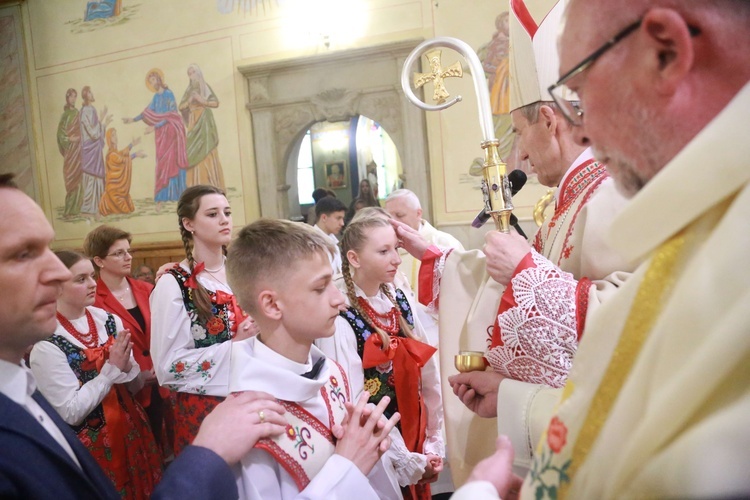 Bierzmowanie w Łącku