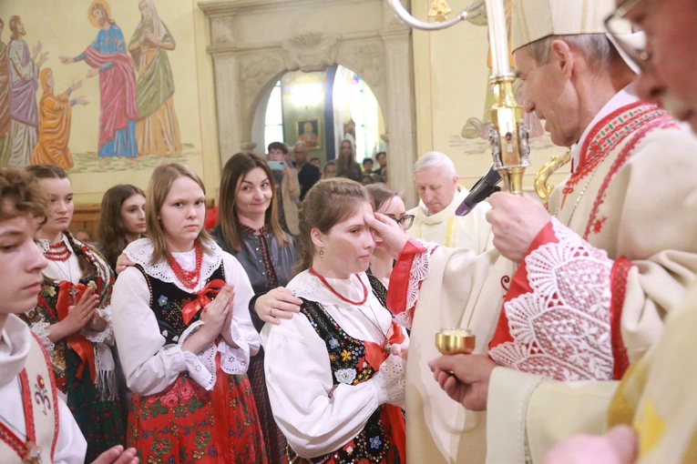 Bierzmowanie w Łącku