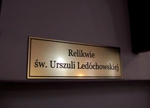 Relikwie świętej urszulanki