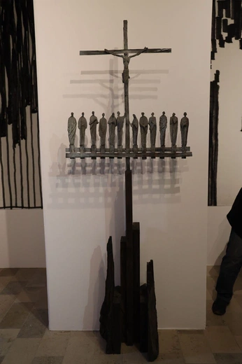 Prace prof. Wincentego Kućmy na wystawie w Sandomierzu