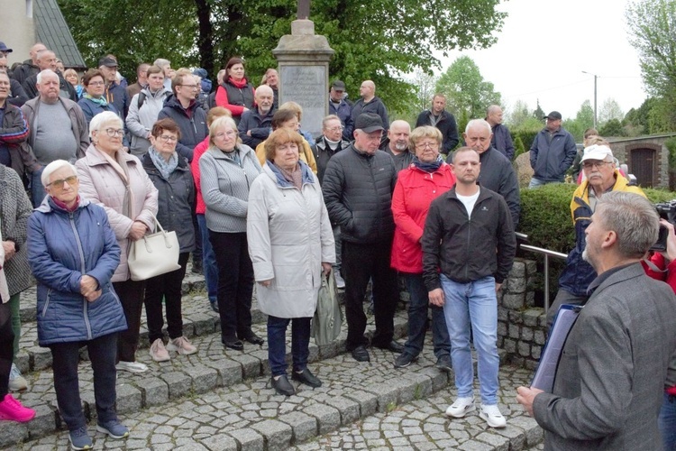 Protest mieszkańców Szymiszowa