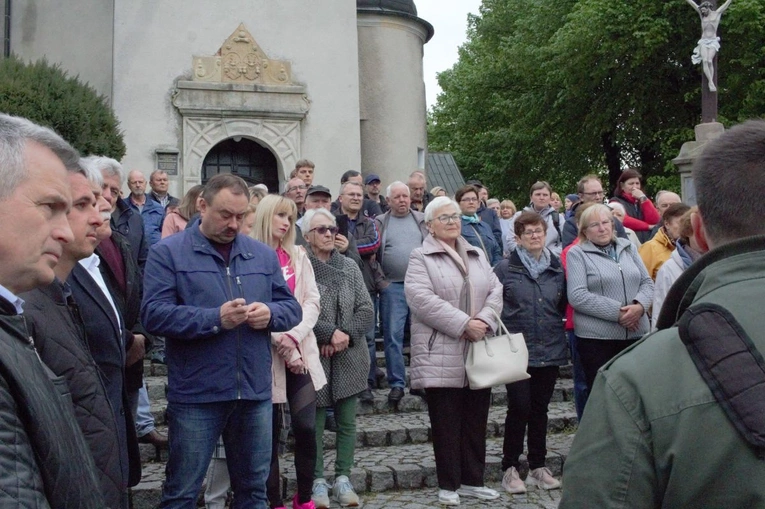 Protest mieszkańców Szymiszowa