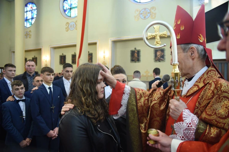 Bierzmowanie w Trzcianie k. Mielca 2024