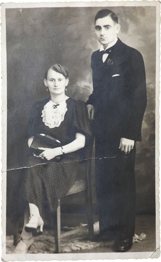 Józef i Aniela Stargalowie. Zdjęcie z okresu międzywojennego.