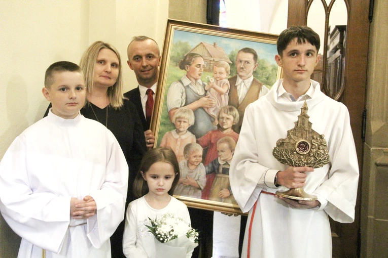 Peregrynacja błogosławionej rodziny Ulmów. Stacja - Grybów