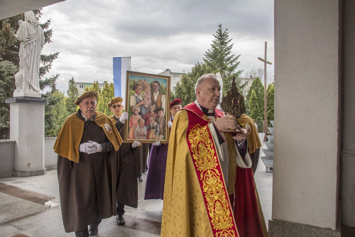 Powitanie relikwii bł. Rodziny Ulmów i początek peregrynacji