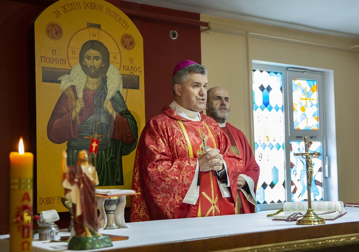 Sakrament bierzmowania w ZK Czarne