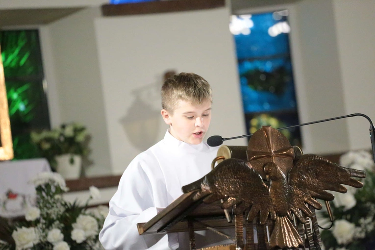 Rozpoczęcie peregrynacji obrazu bł. rodziny Ulmów w parafii Tęgoborze