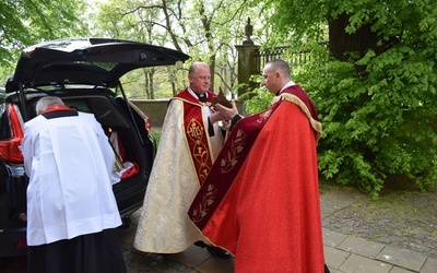 Relikwie bł. rodziny Ulmów w Sandomierzu