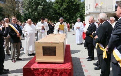 Relikwie bł. Piotra Frassati odwiedziły Lublin w 2016 roku.