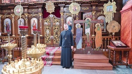 Ortodoksyjny duchowny posługuje w świątyni przy Traugutta od dwóch lat.
