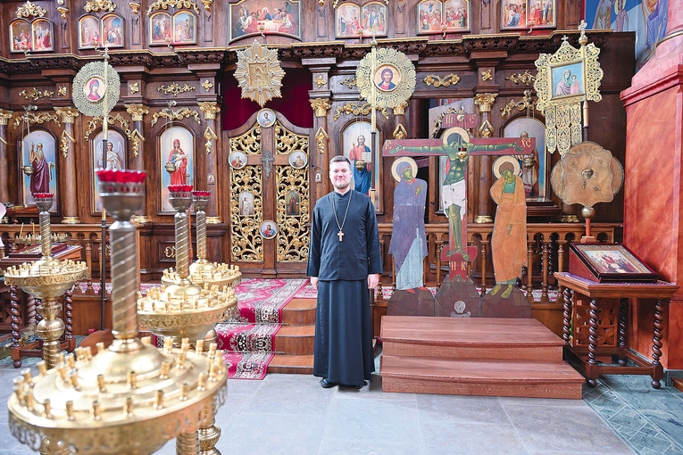 Ortodoksyjny duchowny posługuje w świątyni przy Traugutta od dwóch lat.